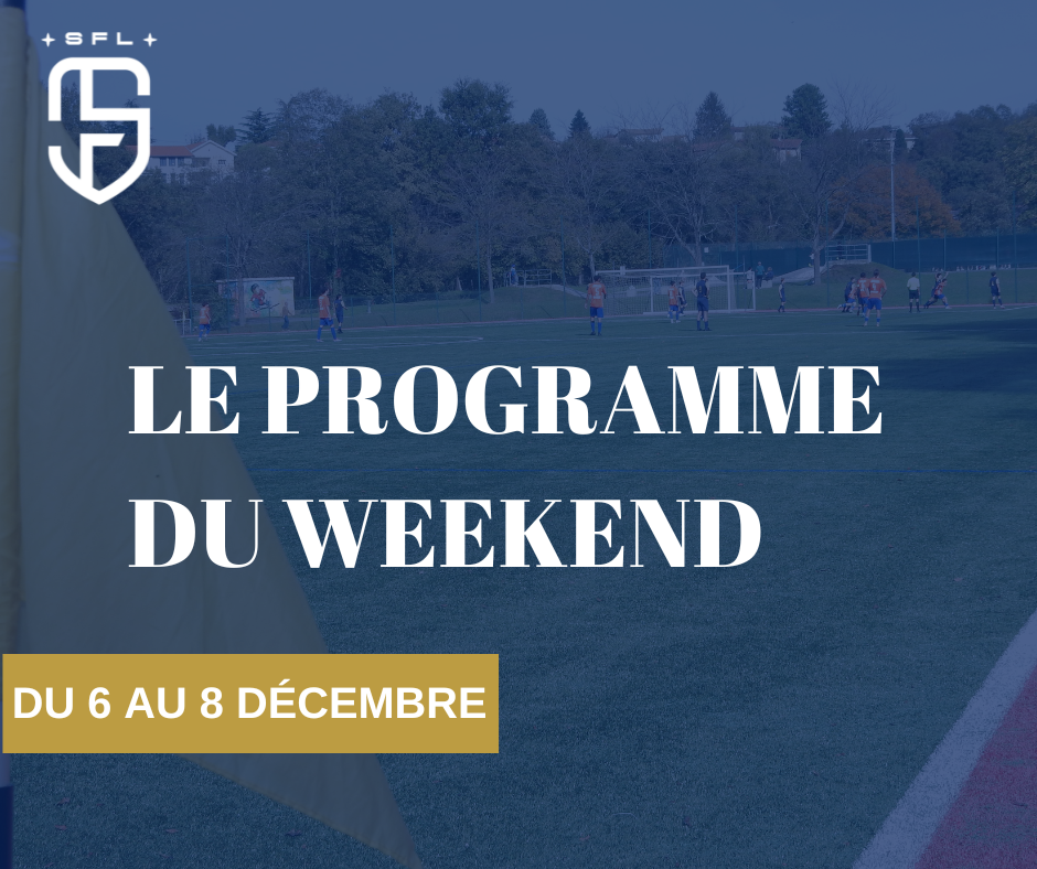 Le programme du weekend